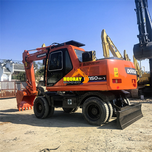 Excavatrice sur pneus d'occasion Doosan DH150W-7 de 15 tonnes, excavatrice d'occasion Doosan Dh150w Dh210w Dh150 Dh60 Dx60 Dx150 Dx225 Dx300 - Product Image 6