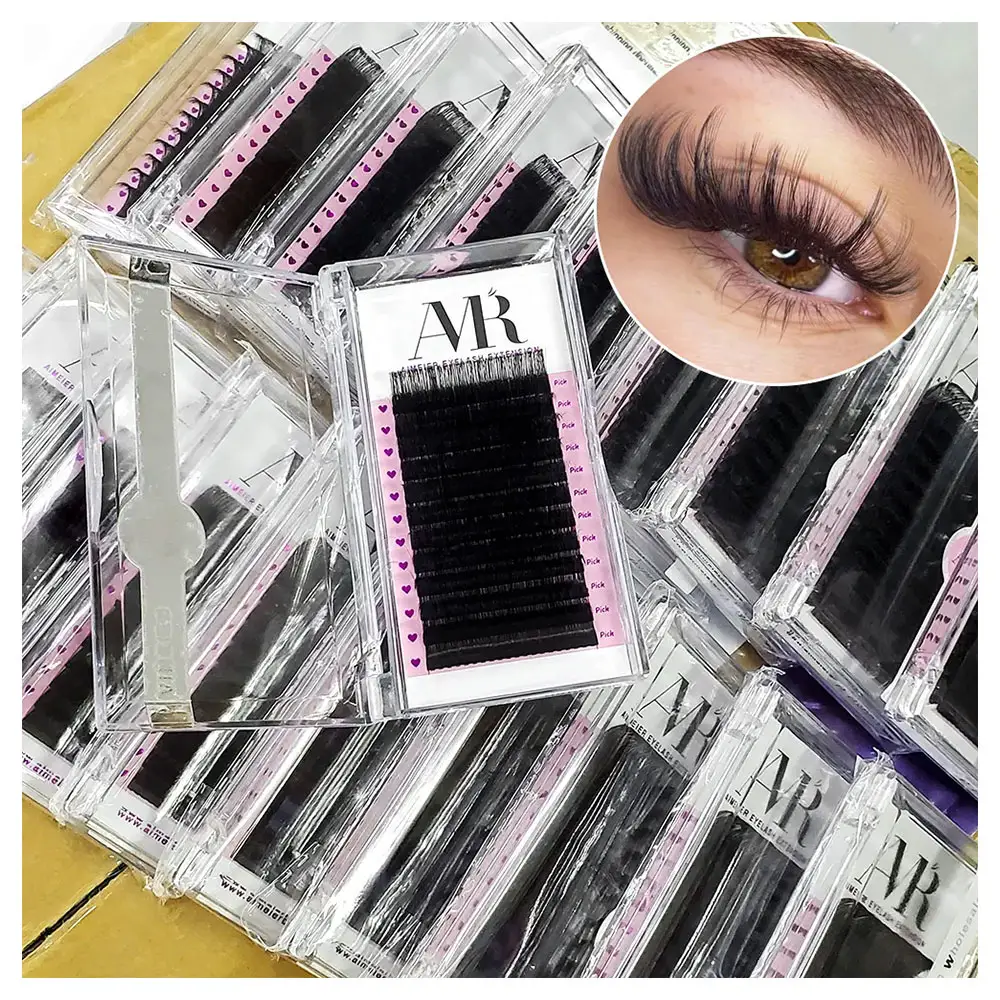 Bakjes Groothandel C D Gemengde Klassieke Lash Extensions Zijde Synthetische Extensions Trays Volume Klassieke Kasjmier Lash Extensions Trays