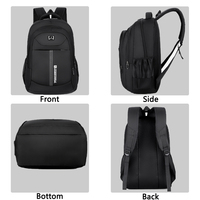 Sac à dos pour ordinateur portable T602 19 pouces, Oxford imperméable, sac à dos portable pour les trajets quotidiens, sac à dos d'affaires, sac à dos pour ordinateur portable, sac à dos de voyage quotidien, sac à dos pour étudiants