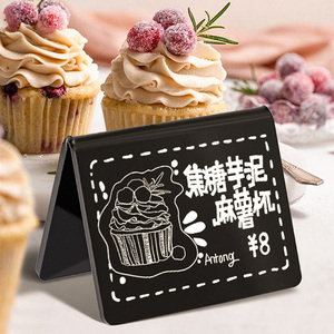 أنيق مخصص قابل للمسح أسود عرض سعر Wipeable شاشة منضدية لمطعم فندق التجزئة الحدث - Product Image 4