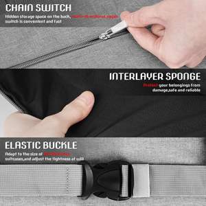 ที่แขวนกระเป๋าเดินทางแบบปรับได้สำหรับแขวนกระเป๋าเสริม อุปกรณ์เสริมการเดินทางอเนกประสงค์แบบแฮนด์ฟรีสำหรับการเดินทางเพื่อธุรกิจและวันหยุดพักผ่อน - Product Image 4