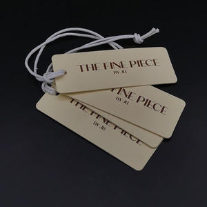 Étiquettes de vêtements rectangulaires en non-tissé, découpées au laser, imprimées par transfert thermique, THE FINE PIECE BY JR - Product Image 4