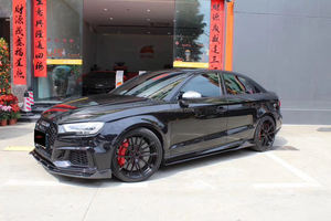 Lèvre avant en fibre de carbone véritable style <span class=keywords><strong>RS</strong></span> pour <span class=keywords><strong>Audi</strong></span> A3 S3 RS3 8V Sline berline 2017-2020 - Product Image 4
