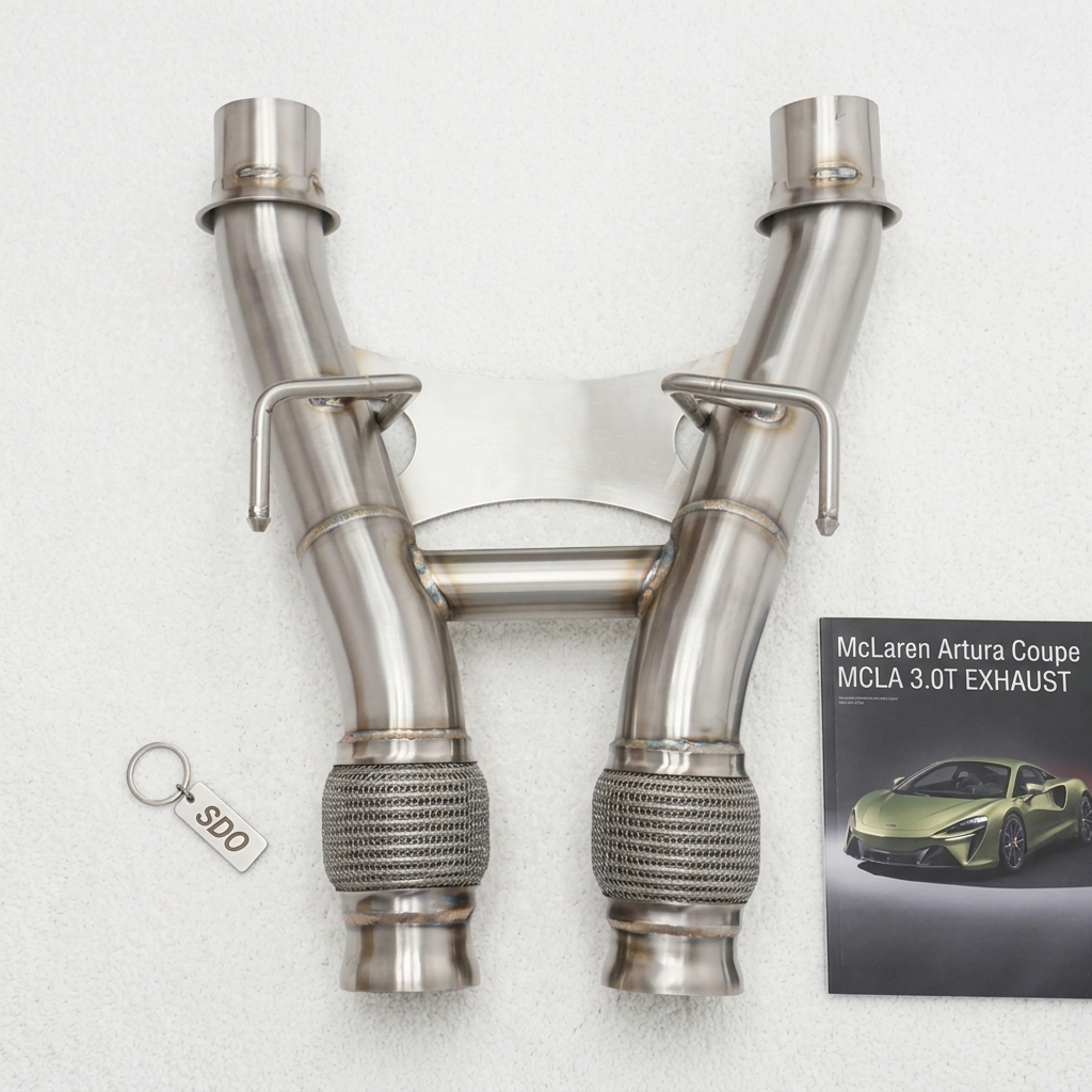 VantaFlow Racing Performance Exhaust Pipes for McLaren Artura Coupe MCLA 3.0T 2022+ Stainless Steel High Flow Straight Catback