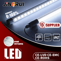 Tubo LED T5 Tri-Proof IP67 de 10W/18W/24W, 4 pies, 48V DC, Lámpara Fluorescente Impermeable con Soporte Lineal