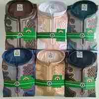 Qamis Homme Musulman 2026 Dubaï Style Arabe Traditionnel Qatari à Manches Longues Couleur Unie Vêtement Islamique