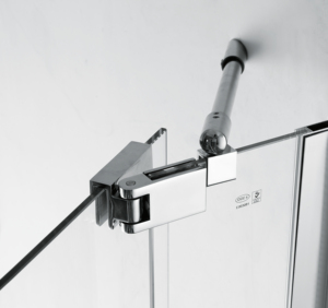 Porta Doccia Senza Telaio KMRY Design Elegante con Apertura a Cerniera per Hotel <span class=keywords><strong>Porte</strong></span> da <span class=keywords><strong>Bagno</strong></span> in Vetro Temperato - Product Image 2