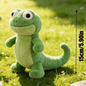 Nuevo Producto, Mercancía del Película King <span class=keywords><strong>George</strong></span>, Peluche de Lagarto Verde Simulado, Material de Terciopelo de Algodón PP - Product Image 4