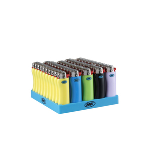 Encendedor de gas butano de plástico clásico mini para cigarrillos, venta al por mayor, con piedra de encendido - Product Image 1
