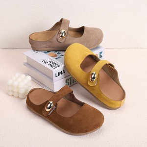 Sandalias de Mujer Estilo Birkenstock, Primavera 2026, Nuevas, Populares en Internet, de Gamuza, con Suela Suave, Tipo Pantuflas, Punta Cerrada, Ligeras, para Exteriores - Product Image 4