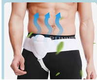 Ceinture HerniaBelt – Protection Abdominale et Inguinale Respirante et Résistante à la Pression, Support Gonflable Réglable pour Adulte, Personnalisable