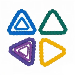 High Elastic Wear Resistant Triangle Silicone <strong>Toy</strong> <strong>Dog</strong> Chew Bite Stick Durable Interactive Training Rubber <strong>Dog</strong> <strong>Toys</strong> - Product Image 3