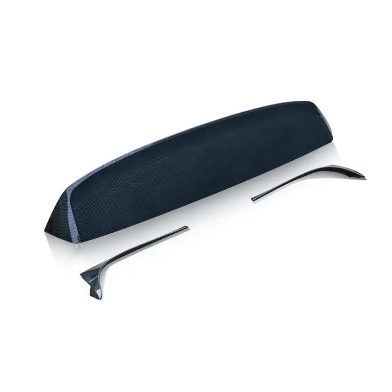 UM estilo Fibra De Carbono Roof Spoiler Traseiro Asa Fit Para VW Golf VII 7 MK7 Bumper