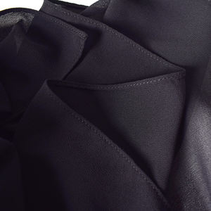 2025 Latets bufanda negra con borde de cuentas doradas Hijabs de gasa de alta calidad chal largo turbante de mujer 180*70cm Hijbs de gasa musulmana - Product Image 5