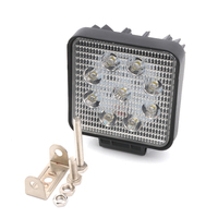 Faisceau d'inondation 4 pouces rond 27W boîtier en aluminium moulé sous pression support en acier inoxydable lumière LED pour tracteur