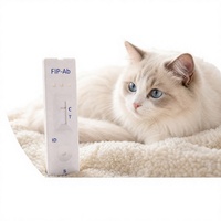 Cassette de test rapide d'anticorps pour la périarthrite inflammatoire périostale (FIP) et la périarthrite viroïdale périostale (FIPV) chez le chat, pour sérum et sang total, bandelette de diagnostic vétérinaire