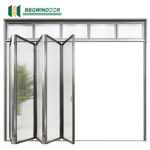 Portes pliantes françaises Lukliving Big View, finition, double vitrage, portes pliantes intérieures en Chine - Product Image 5