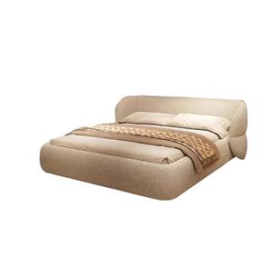Cama Modular Zayshine de Lujo Moderna Francesa en Color Crema, para Recámara Principal, <span class=keywords><strong>1</strong></span>.8 Metros, Tamaño Grande, para Hotel o Villa, Cama Doble Suave - Product Image 6