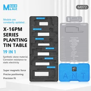 MaAnt M072 Modèle de plantation intermédiaire pour <span class=keywords><strong>iPhone</strong></span> X -12 <span class=keywords><strong>13</strong></span> 14 15 16 Pro Max <span class=keywords><strong>Mini</strong></span> <span class=keywords><strong>Carte</strong></span> mère BGA Reballing Stencil Platform - Product Image 2