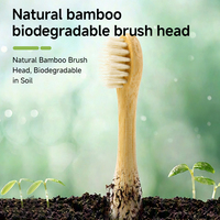 Cabezales de cepillo de dientes eléctrico de bambú ecológicos con cerdas suaves de jabalí para modelos Philips Sonicare