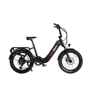 Bicicleta Eléctrica Urbana de 52V 750W, Llanta Gruesa de 20 Pulgadas, Cuadro de Aluminio, 7 Velocidades, Pantalla LCD, para Entregas y Desplazamientos - Product Image 4