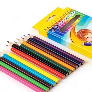Lápices de Colores de Madera Promocionales 2026 para Estudiantes Escolares, 12 Piezas, 7 Pulgadas, Lápices de Colores de Madera Natural Populares para Colorear y Arte - Product Image 3