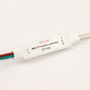 SP104E DC5-24V เครื่องควบคุม LED RF 14Key ไร้สายขนาดเล็กสีในฝันสำหรับ WS2811 WS2812B สาย LED แบบแอดเดรส - Product Image 2