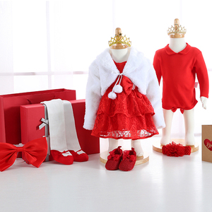 Conjunto de Regalo Maimit para Bebé Recién Nacida, Falda de Princesa, Ropa de Alta Gama para el Cien Días, Ropa para la Luna Llena - Product Image 3