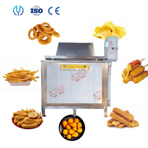 Freidora Industrial para Freír Muslos de Pollo/Máquina Freidora Continua/Freidora Continua de Falafel, Pollo Frito Americano - Product Image 1