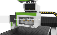 Machine de gravure sur bois CNC 3D ANBEN d'occasion 1325 avec contrôle DSP/NC Studio/Syntec, moteur pas à pas/servo, utilisation facile