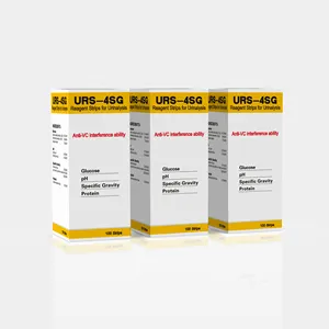 Medical Supplier URS-4SG Glucose PH Protein Specific Gravity Anti Vc Urine Test Paper
