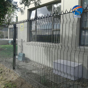 Panneau de clôture anti-escalade Clôture d'aéroport Clôture antivol 358 à mailles denses avec clou barbelé - Product Image 4