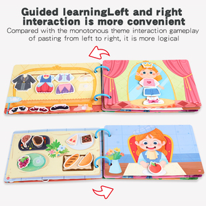 Custom Dinosaur Busy <strong>Book</strong> Space Alphabet Matching Puzzle Games DIY Quiet Sticker <strong>Books</strong> Educational Toys For Kids Boys Girls - Product Image 5