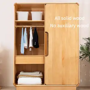 Daddytree Hot Sale Products Wooden Bedroom Wardrobe Customized Color Child Storage Cabinet