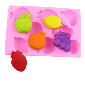 XG1249 Paradise Fruit System Gummy <b>Silicone</b> Chocolate Kitchen <b>Baking</b> Utensils Soap Mold <b>Trays</b> Ice <b>Tray</b> Resin - Product Image 1
