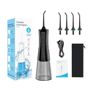 Personal Care Portable Electric Rechargeable Irrigator Dental Cordless Irrigator Water Flosser with 6 modes