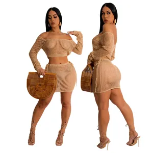 New arrival beachwear two piece set vacation women sets two piece set women clothing summer 2023