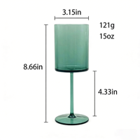 Gobelets en plastique incassables colorés de style vintage pour réceptions de mariage, design moderne, verres à vin rouge, cadeau pour hôtel