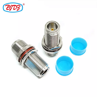 Approvisionnement d'usine N Type Femelle Jack vers N Femelle Jack Cloison Adaptateur NF-NF-BHA-ADPT RF Coaxial Coaxial Adaptateur Convertisseur en stock