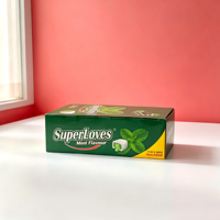 SuperLoves Chewing-gum fourré à la confiture aux saveurs fruitées, 4 pièces, 13,5 g, boîte en métal, lot en vrac, multicolore, bonbons à mâcher, vente en gros