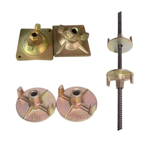 Encofrado de hormigón de pared personalizado 12mm tuerca de mariposa y barra de acoplamiento 16mm para construcción - Product Image 1