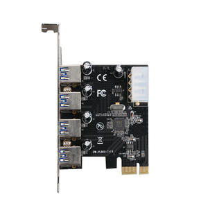 Lên đến 5Gbps <span class=keywords><strong>PCI</strong></span> <span class=keywords><strong>Express</strong></span> đến 4 cổng USB3.0 riser thẻ Hub <span class=keywords><strong>USB</strong></span> 3.1 <span class=keywords><strong>PCI</strong></span>-<span class=keywords><strong>E</strong></span> thêm vào thẻ với thông qua vl805 điều khiển - Product Image 1