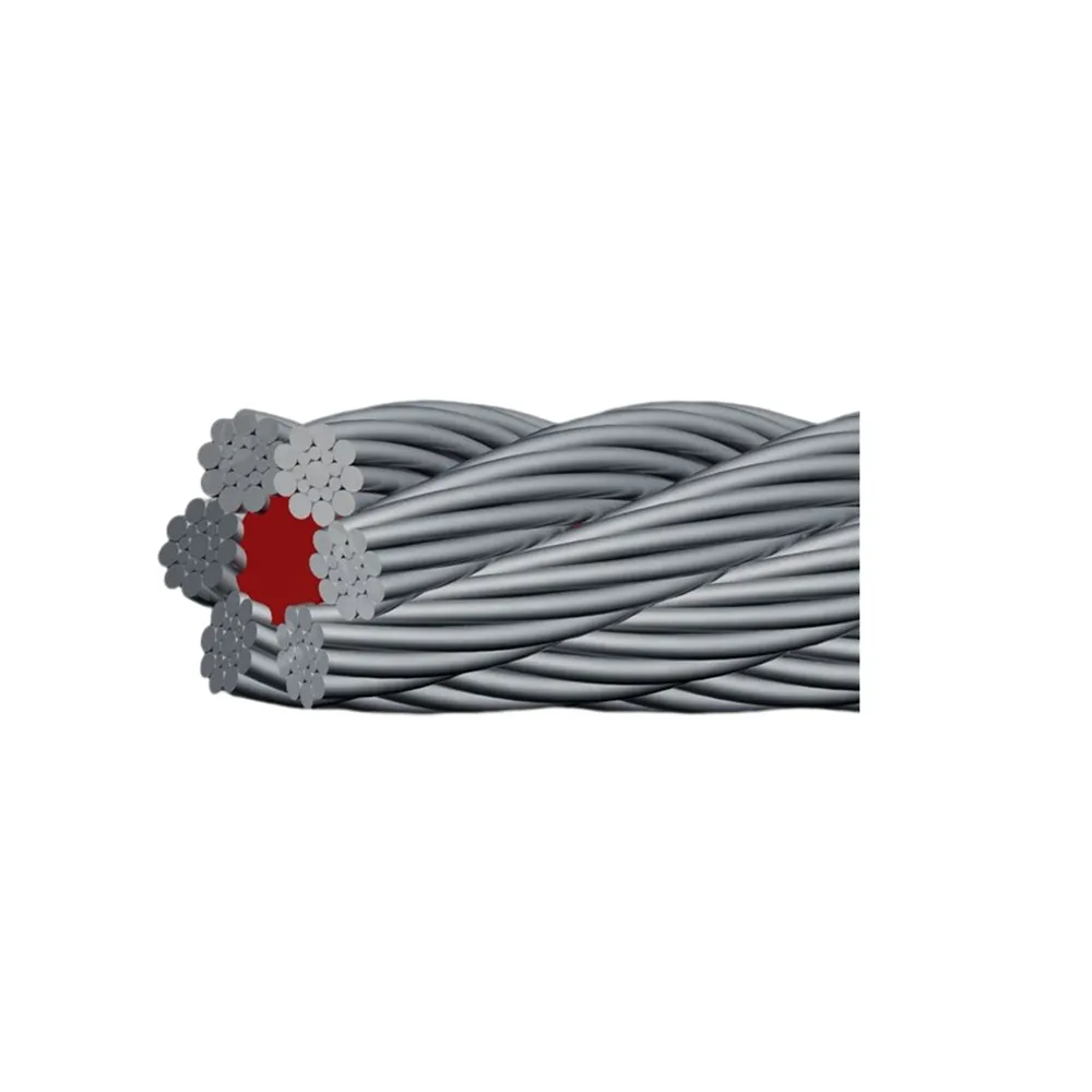 Italian Factory Direct Sale High Double Strength 8X19S Fiber Core Elevator Steel Wire Rope 12 Mm For Export