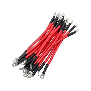 Motorcycle <b>Battery</b> Cable T16 6mm2 <b>Ring</b> Terminal Wire Copper For Replace Repair - Product Image 1
