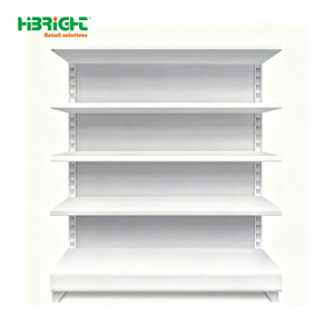 Highbright Multi-Style White <b>Metal</b> Modular Supermarket Shelving Solution Series for Supermarket - Product Image 1