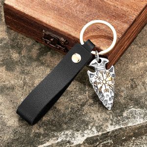 Porte-clés vintage flèche viking en acier inoxydable, pendentif rune, accessoire culturel unisexe, cadeau pour usage quotidien - Product Image 2
