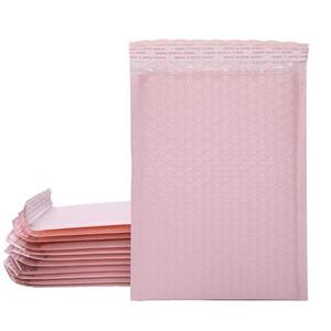 A prueba de agua Poly Pink Brown Black Biodegradable Mailing Custom Logo A3 Ecológico Maile con burbujas en bolsas de embalaje - Product Image 2