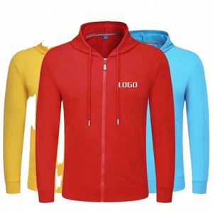 Sudadera con Capucha 100% Algodón para Hombre, de Alta Calidad, con Cierre, Impresión Personalizada, Bordado, Antiencogimiento, Patrón 3D, Venta al Por Mayor - Product Image 1