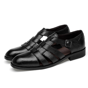 Zapatos de Vestir de Cuero Genuino Italiano, Sandalias de Plataforma Cómodas para Exteriores, Zapatos Oxford de Cuero para Hombre, Gran Venta 2025 - Product Image 5