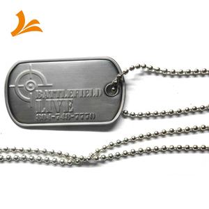 Прямая Заводская индивидуальная дешевая Серебряная бирка для собак с лазерной гравировкой слов - Product Image 5